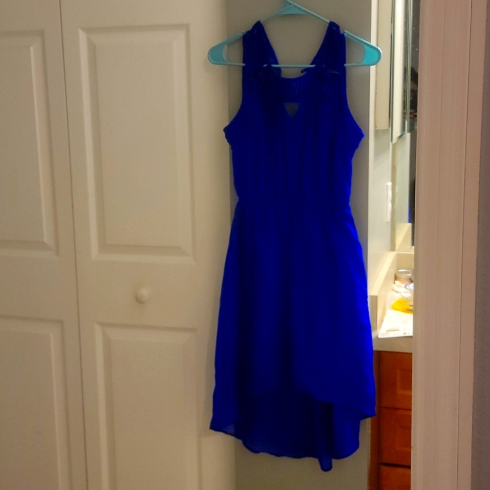 Royal Blue high low dress